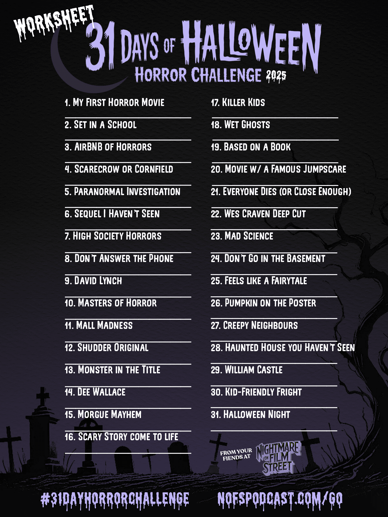 31 day horror challenge 31dayhorrorchallenge horror movie halloween watchlist nightmare on film street 7 The #31DayHorrorChallenge 2025 16 31 day horror challenge 31dayhorrorchallenge horror movie halloween watchlist nightmare on film street 7